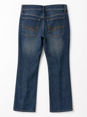 Wrangler Boot Cut Jeans Women’s Size 11 x 32 Dark Wash Stretch Denim Like New
